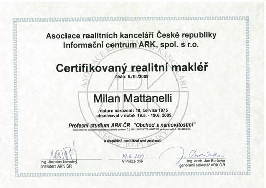 Certifikace ARK ČR